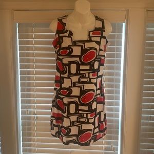 Cute geometric pattern short mini dress. NWOT